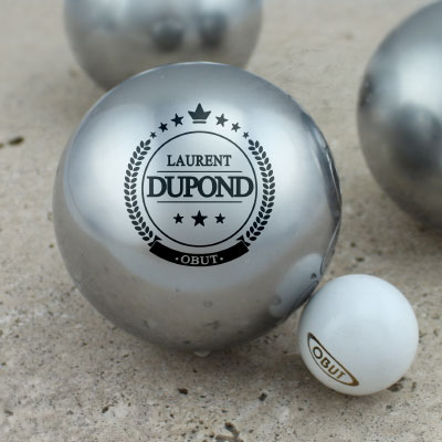 Boules de Pétanque Obut à votre Nom.